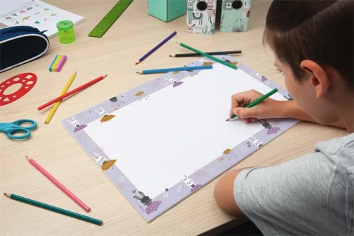 Könyökalátét, A3, gyermekeknek, SIGEL "Nyuszi Balerina"