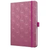 Naptár, A5, heti, 2026, kemény borító, SIGEL "Jolie", Mystic Mauve