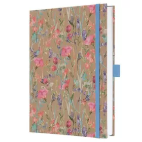   Jegyzetfüzet, exkluzív, A5, vonalas, 96 lap, keményfedeles, SIGEL "Jolie", Pure Wildflowers