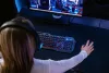 Billentyűzet, vezetékes, gaming, fém, USB, HUN, SPEEDLINK "LUNERA RGB Rainbow", fekete