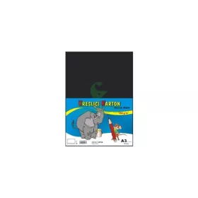 Rajzlap, A3, 180g, 50 lap, STEPA, fekete