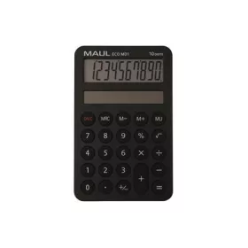   Számológép, asztali, 10 számjegy, MAUL "Eco MD 1", fekete