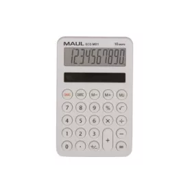   Számológép, asztali, 10 számjegy, MAUL "Eco MD 1", fehér