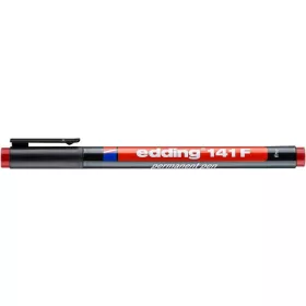   Alkoholos marker, OHP, 0,6 mm, EDDING "141 F", piros