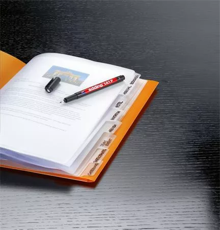 Alkoholos marker, OHP, 0,6 mm, EDDING "141 F", piros