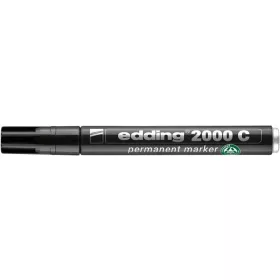   Alkoholos marker, 1,5-3 mm, kúpos, EDDING "2000", fekete