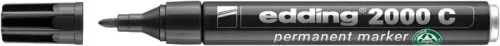 Alkoholos marker, 1,5-3 mm, kúpos, EDDING "2000", fekete