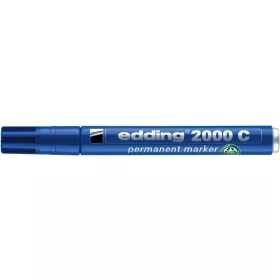   Alkoholos marker, 1,5-3 mm, kúpos, EDDING "2000", kék