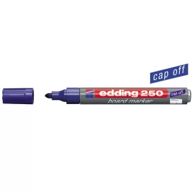   Tábla- és flipchart marker, 1-3 mm, kúpos, EDDING "250", kék