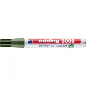   Alkoholos marker, 1,5-3 mm, kúpos, EDDING "3000", olívazöld
