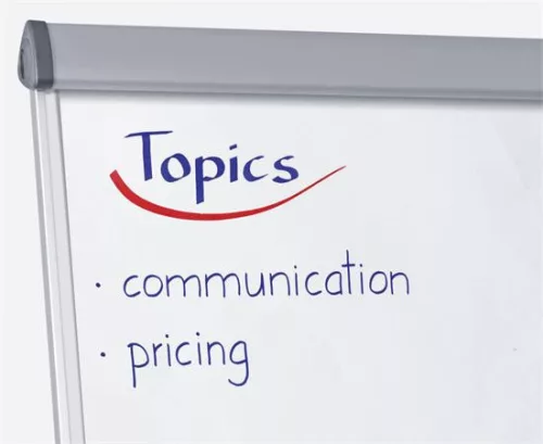 Flipchart marker, 1,5-3 mm, kúpos, EDDING "380", piros