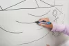 Flipchart marker, 1,5-3 mm, kúpos, EDDING "380", piros