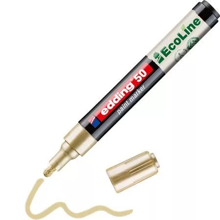 Lakkmarker, 2-3 mm, EDDING "50", arany