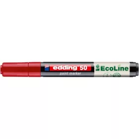 Lakkmarker, 2-3 mm, EDDING "50", piros
