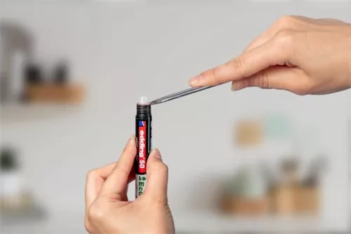 Lakkmarker, 2-3 mm, EDDING "50", piros