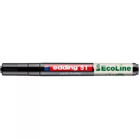 Lakkmarker, 1-2 mm, EDDING "51", fekete