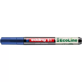Lakkmarker, 1-2 mm, EDDING "51", kék