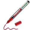 Lakkmarker, 1-2 mm, EDDING "51", piros