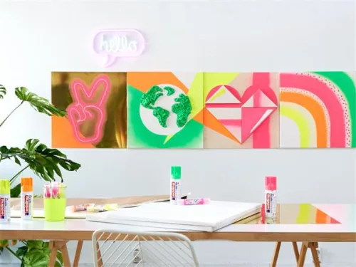 Akrilfesték spray, 200 ml, EDDING "5200", fényes fehér