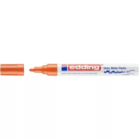 Lakkmarker, 2-4 mm, EDDING "750", narancssárga