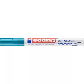 Lakkmarker, 2-4 mm, EDDING "750", világoskék