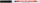 Lakkmarker, 1-2 mm, EDDING "751", fekete