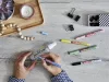 Lakkmarker, 1-2 mm, EDDING "751", lila