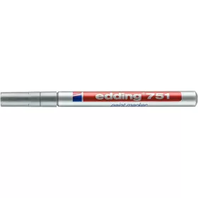 Lakkmarker, 1-2 mm, EDDING "751", ezüst