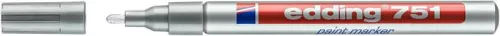 Lakkmarker, 1-2 mm, EDDING "751", ezüst