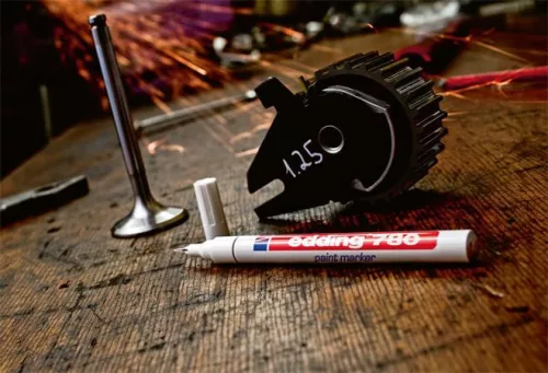 Lakkmarker, 0,8 mm, EDDING "780", fekete