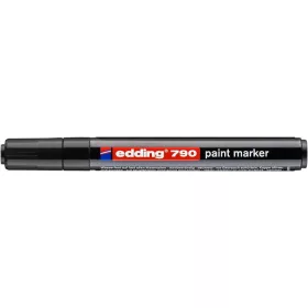 Lakkmarker, 2-3 mm, EDDING "790", fekete