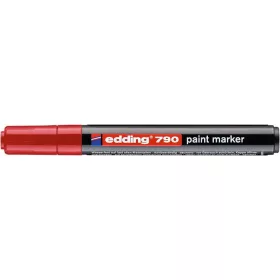 Lakkmarker, 2-3 mm, EDDING "790", piros