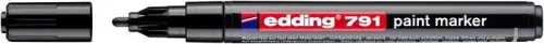 Lakkmarker, 1-2 mm, EDDING "791", fekete