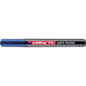 Lakkmarker, 1-2 mm, EDDING "791", kék