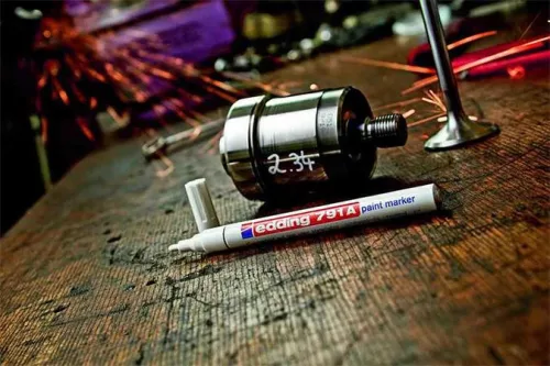 Lakkmarker, 1-2 mm, EDDING "791", zöld