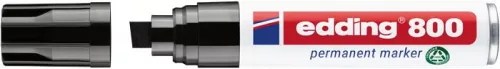 Alkoholos marker, 4-12 mm, vágott, EDDING "800", fekete