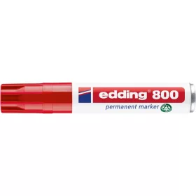   Alkoholos marker, 4-12 mm, vágott, EDDING "800", piros