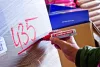 Alkoholos marker, 4-12 mm, vágott, EDDING "800", piros