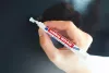 Alkoholos marker, 1-3 mm, kúpos, ipari, EDDING "8046", fehér