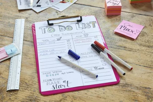 Tűfilc, 0,3 mm, EDDING "89 Office Liner", kék