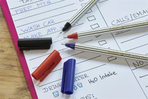 Tűfilc, 0,3 mm, EDDING "89 Office Liner", kék