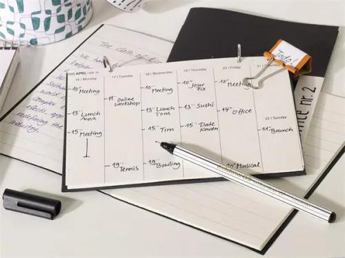 Tűfilc, 0,3 mm, EDDING "89 Office Liner", kék