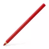Színes ceruza, háromszögletű, FABER-CASTELL "Grip 2001 Jumbo", piros