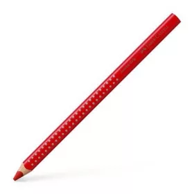   Színes ceruza, háromszögletű, FABER-CASTELL "Grip 2001 Jumbo", piros