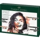 Ceruza készlet, száraz technikákhoz, FABER-CASTELL "Discovery set", 17 db-os szett