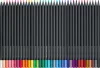 Színes ceruza készlet, háromszögletű, FABER-CASTELL "Black Edition",  36 különböző szín