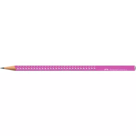   Grafitceruza, B, háromszögletű, FABER-CASTELL "Sparkle Aurora", fukszia