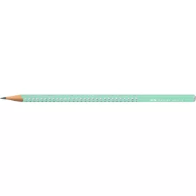   Grafitceruza, B, háromszögletű, FABER-CASTELL "Sparkle Aurora", mentazöld