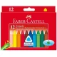 Zsírkréta, háromszögletű, FABER-CASTELL , 12 különböző szín