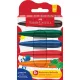 Zsírkréta készlet, FABER-CASTELL, 6 különböző szín